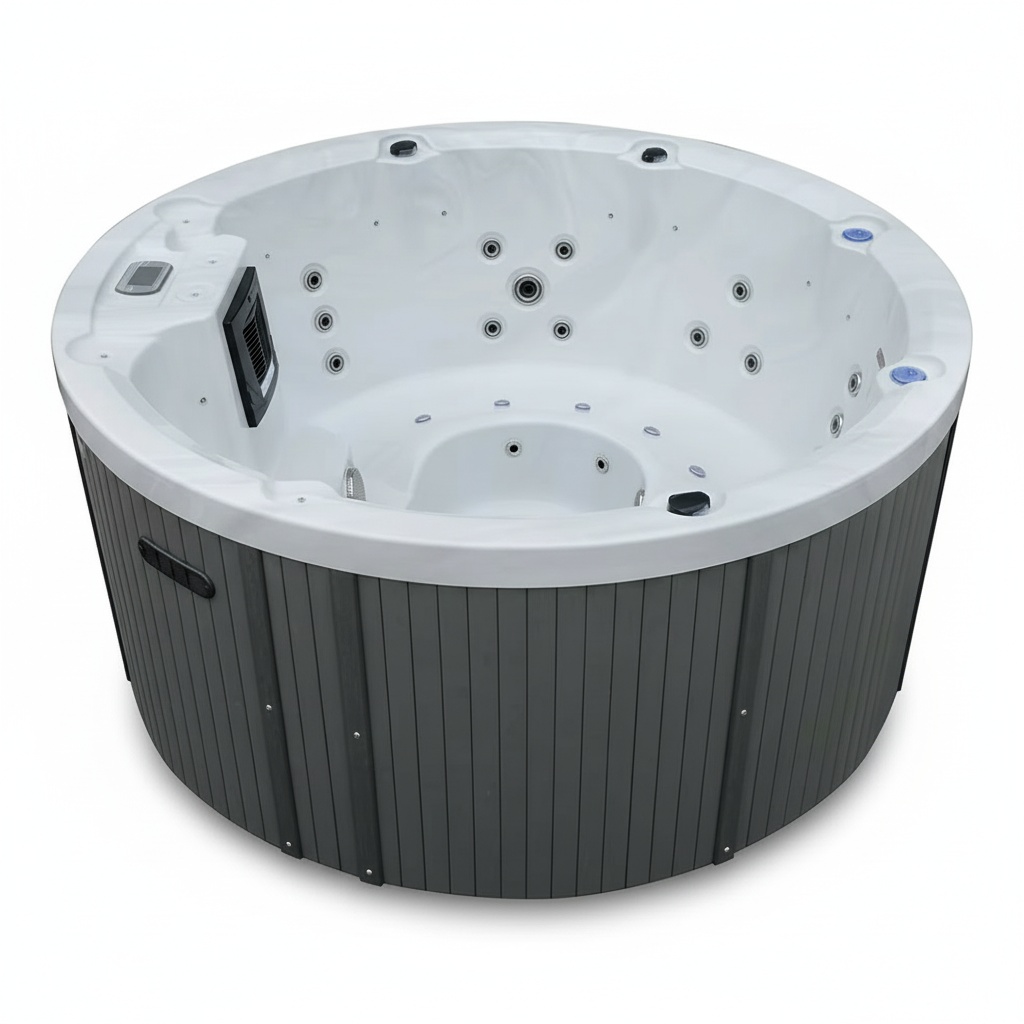 Hot Tub - Spa Exterior, Jacuzzi Redondo de Acrílico