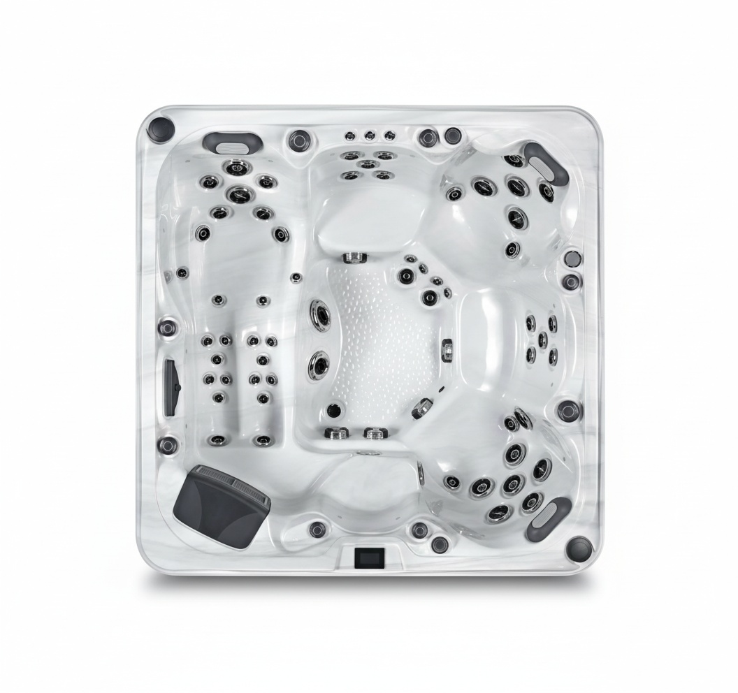 Jacuzzi Exterior con Acrílico  - Hot Tub reseña y precio