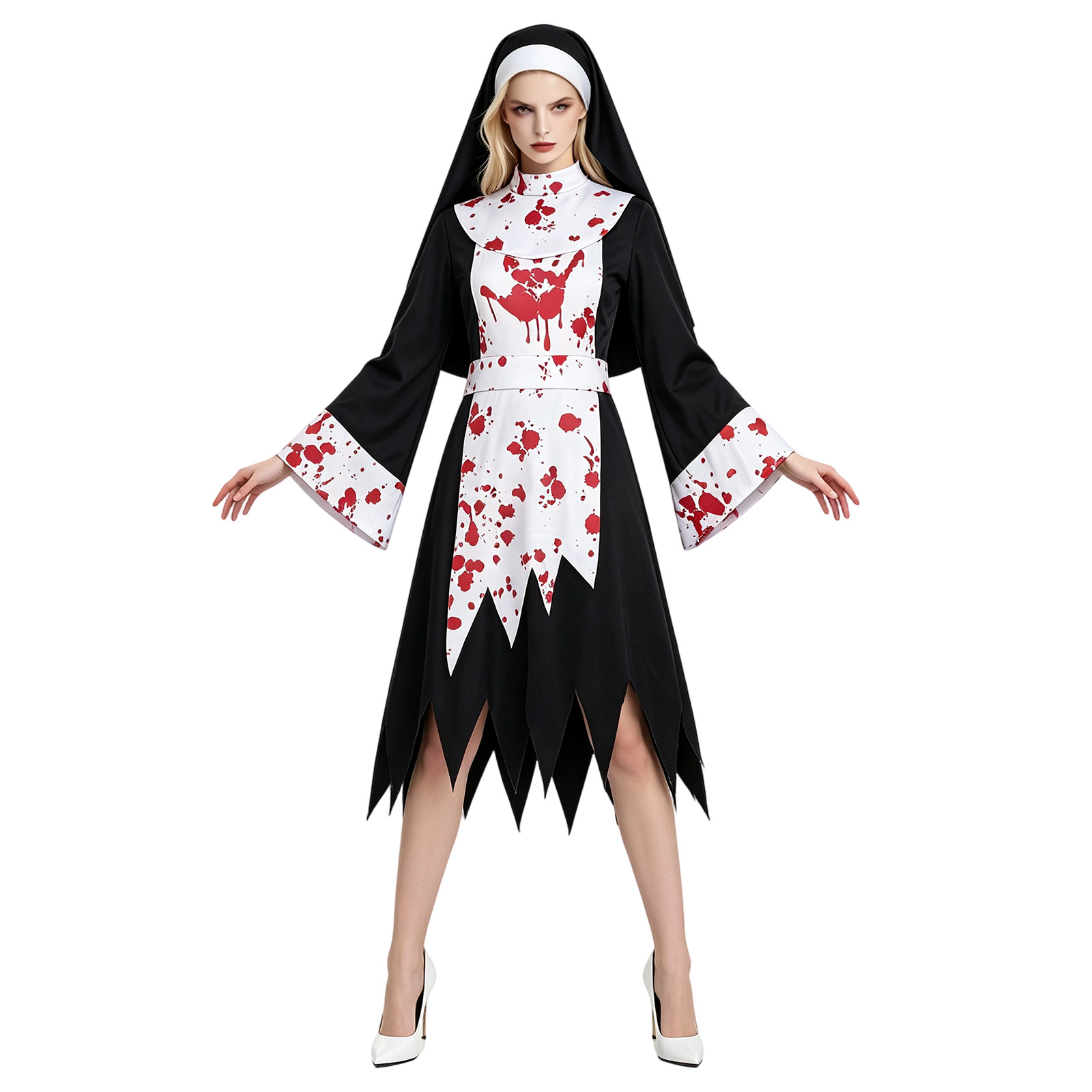 Disfraz de Monja Oscura Aterra - Bathrobe reseña y precio