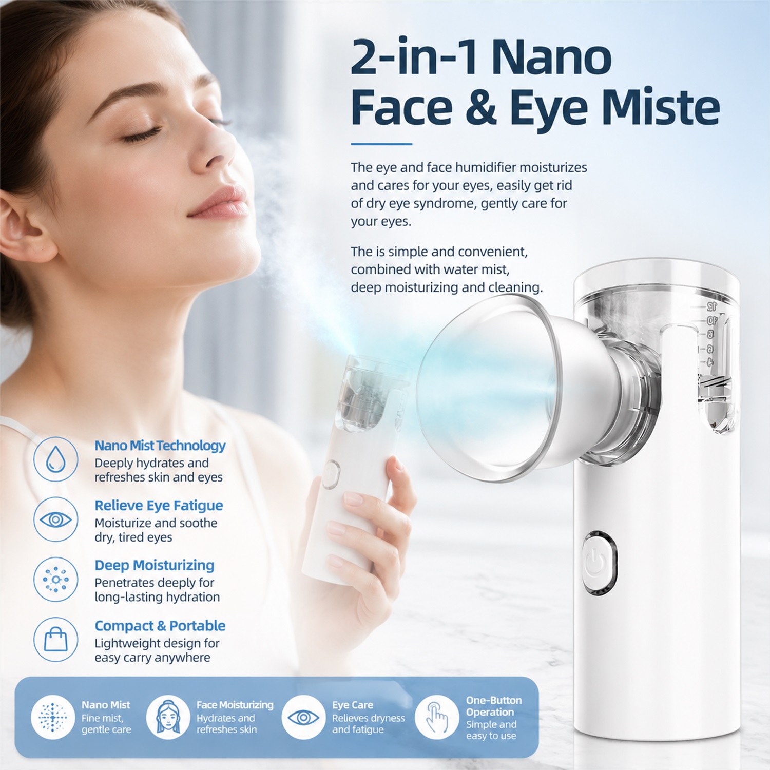 Vaporizador facial 2 en 1 con  - Face Steamer reseña y precio